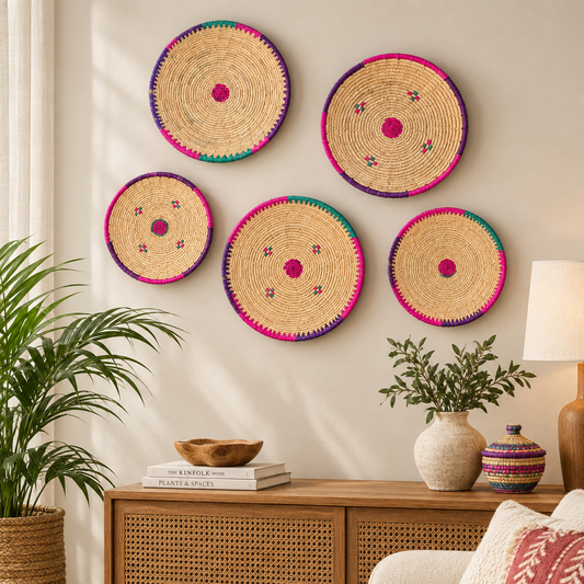 Bundle of 5 Traditional Chhabi | Changair | Bread Baskets
