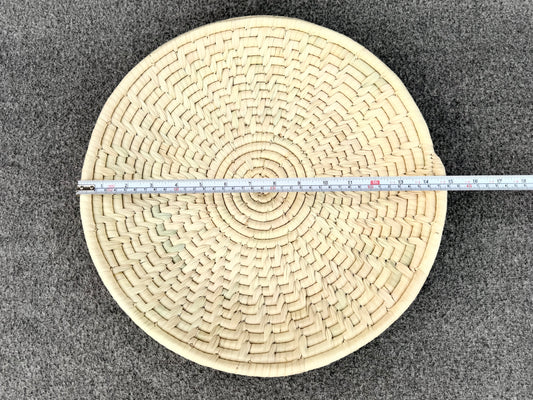 Bundle of 3 Multipurpose Round Serving Baskets/Trays (13-14 Inches)