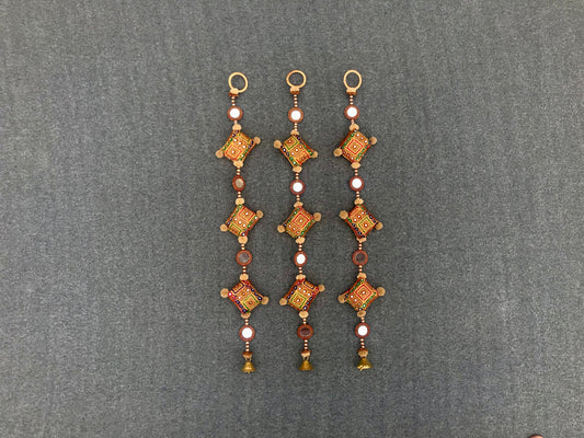 Set of 3 Traditional Handmade Door / Window Ring bell Wind Chimes Home Decor
