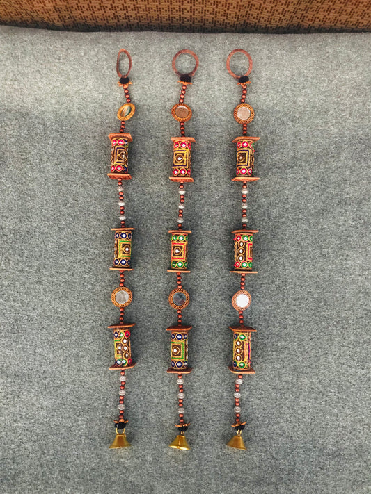 Set of 3 Aesthetic Traditional Handmade Wind Chimes Home Decor