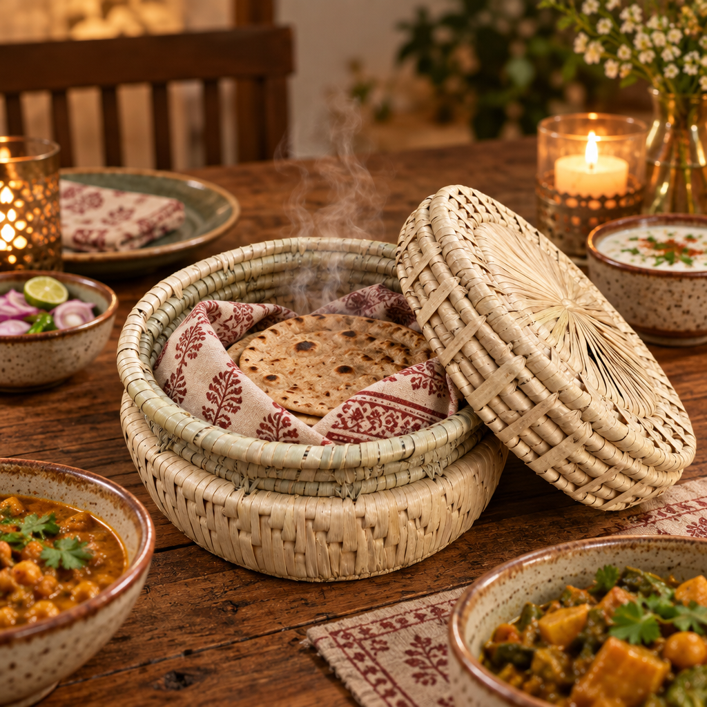 Date Leaf Handmade Simple Style Small HotPot (9”)