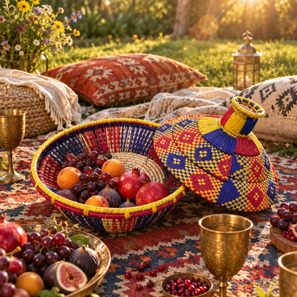 Traditional Round Dome-Shaped MultiColor HotPot (13”)