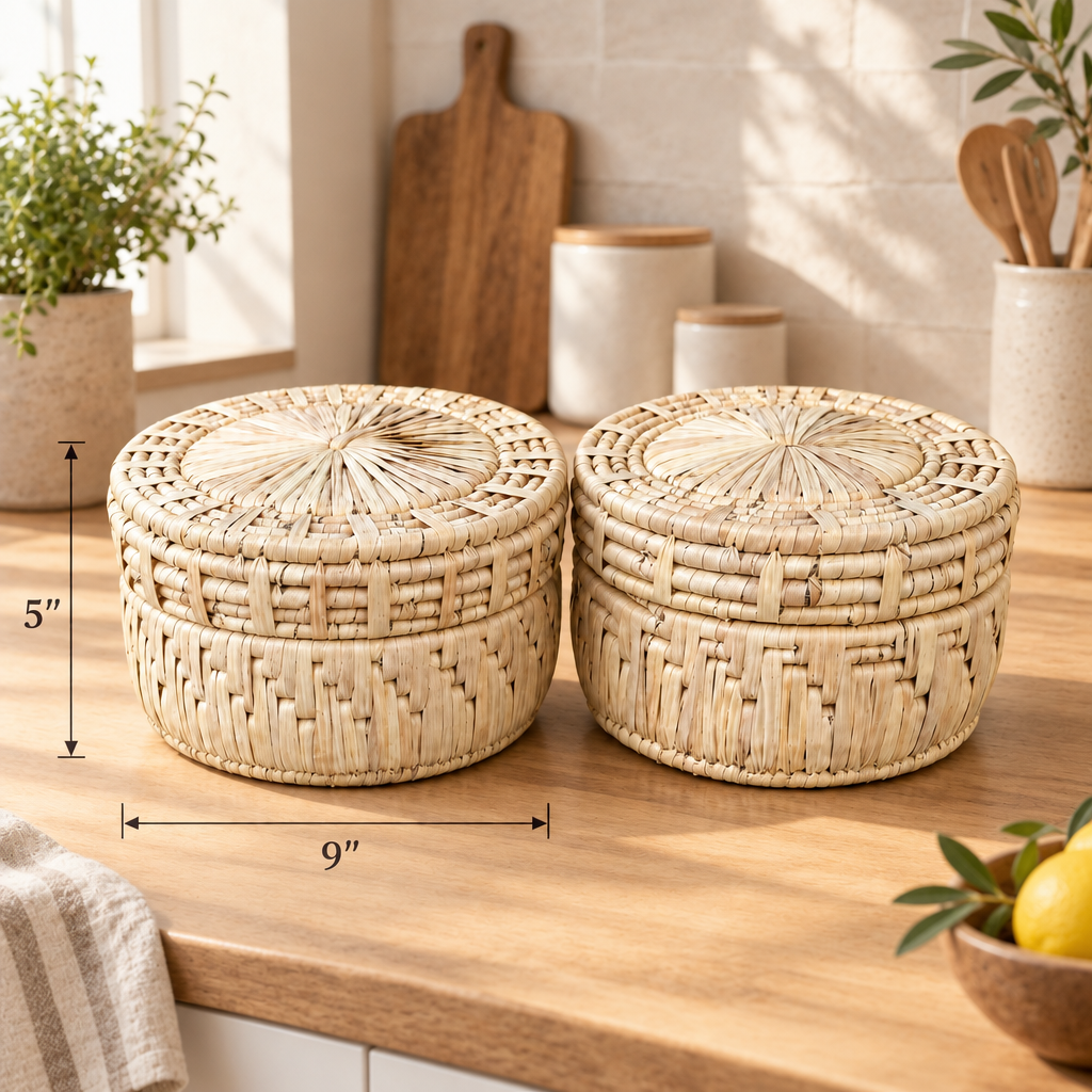 Date Leaf Handmade Simple Style Small HotPot (9”)