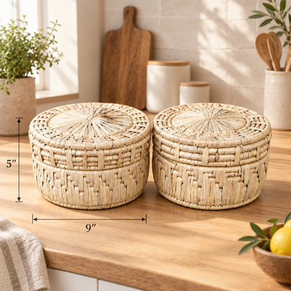 Date Leaf Handmade Simple Style Small HotPot (9”)