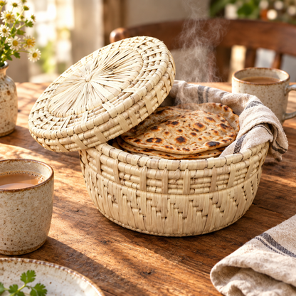 Date Leaf Handmade Simple Style Small HotPot (9”)