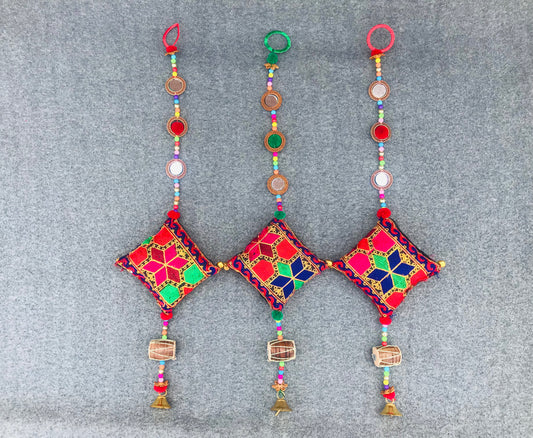 Set of 3 Aesthetic Traditional Handmade Wind Chimes Home Decor
