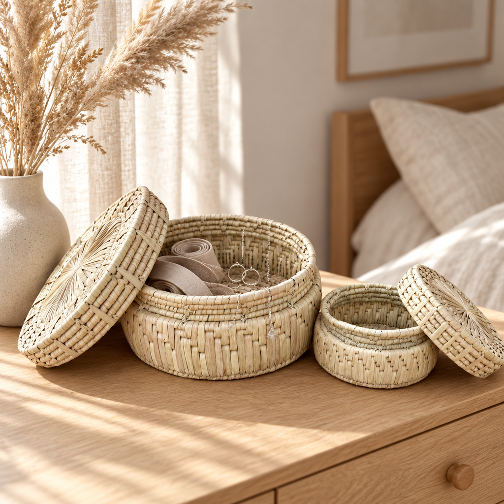 Set of 2 Handmade Simple Style HotPots Bundle Offer (Large+Small)