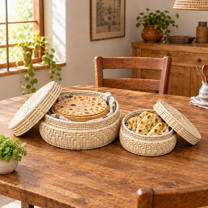 Set of 2 Handmade Simple Style HotPots Bundle Offer (Large+Small)