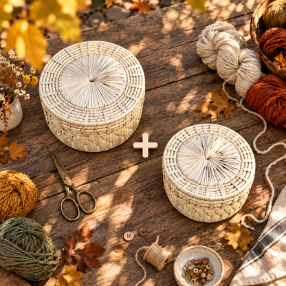 Set of 2 Handmade Simple Style HotPots Bundle Offer (Large+Small)