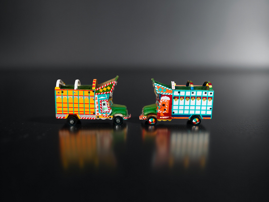 Pakistani Traditional Mini Truck Premium Quality Toy / Home Decor / Flower Vase / Pens Holder