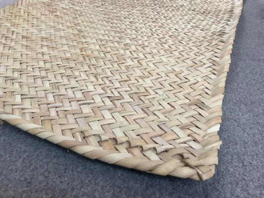 Handmade Date Palm Leaves Premium Outdoor Carpet / Prayer Mat / Yoga Mat / Meditation Mat (28 by 58 Inches)