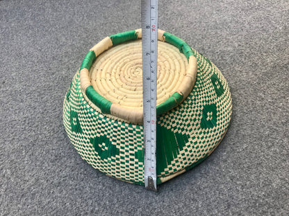 Date Palm Leaf Natural Handmade Fruit Basket  | Eco-Friendly, Handwoven Home Decor