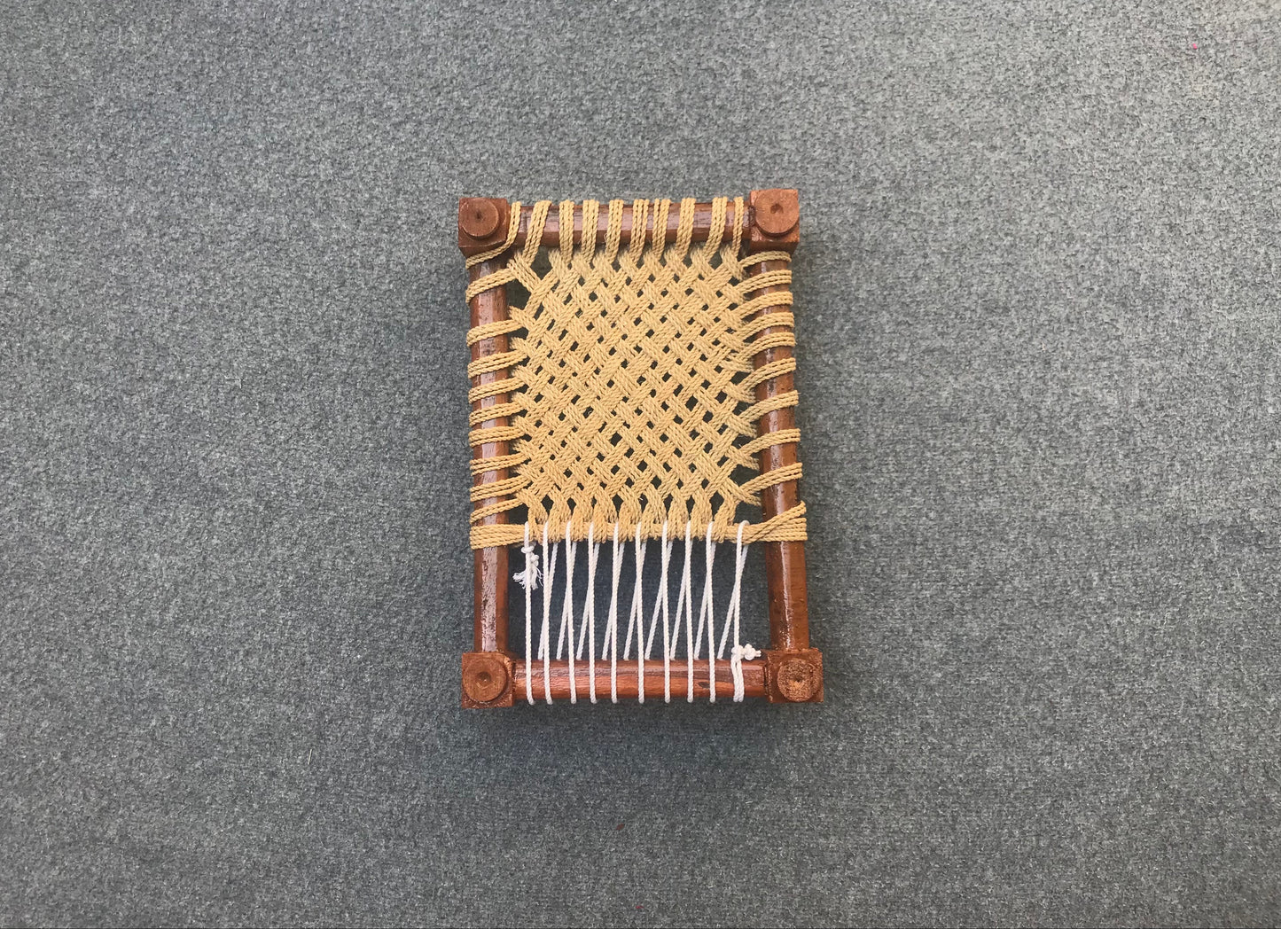 Premium Decorative Wooden Mini Traditional Charpai / Bed / Khaat / Manji / Khatla - Unique Handmade Table Top Decoration Charpai (Bed) Village Collectible