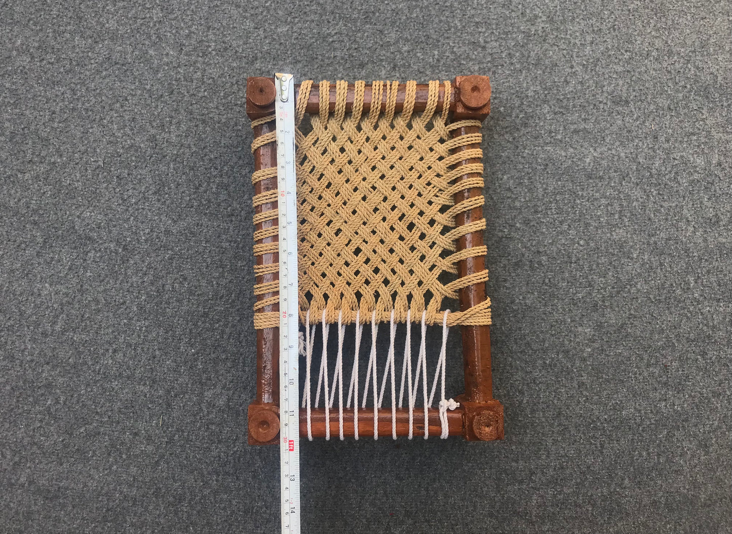 Premium Decorative Wooden Mini Traditional Charpai / Bed / Khaat / Manji / Khatla - Unique Handmade Table Top Decoration Charpai (Bed) Village Collectible