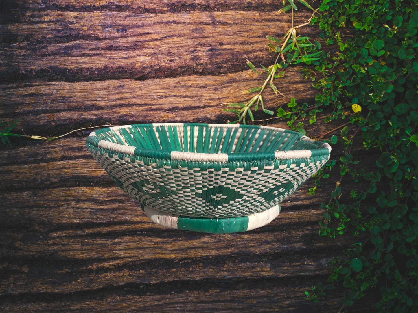 Date Palm Leaf Natural Handmade Fruit Basket  | Eco-Friendly, Handwoven Home Decor
