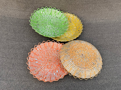Bundle of 4 Premium Chhabi Bread Baskets / 12 inch Roti/Naan Serving Changair