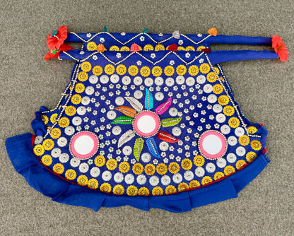 Pair of 2 Premium Sindhi Handwork Gifting/Decor Handfans