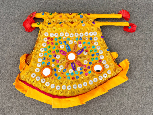 Pair of 2 Premium Sindhi Handwork Gifting/Decor Handfans